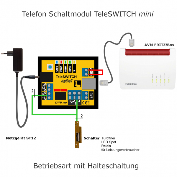 Telefon-Schaltmodul TeleSWITCH mini